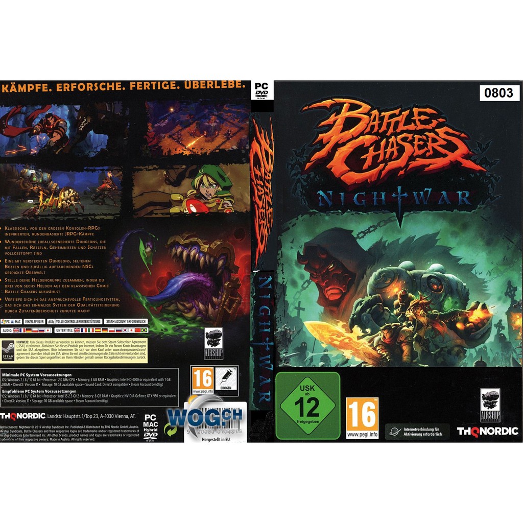 Pc Battle Chasers Nightwar Shopee Malaysia