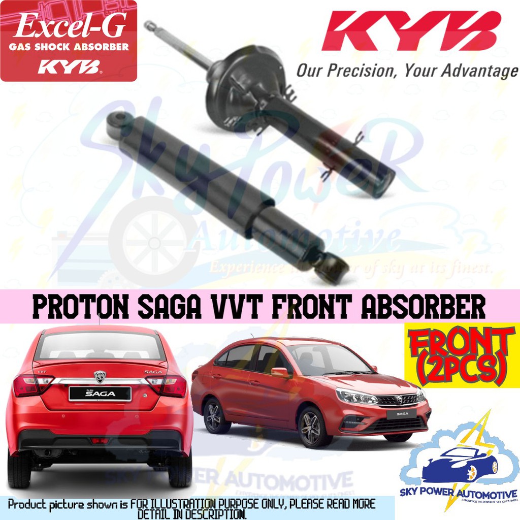 Proton Saga Vvt Kayaba Kyb Excel G Gas Shock Absorber Front Pcs