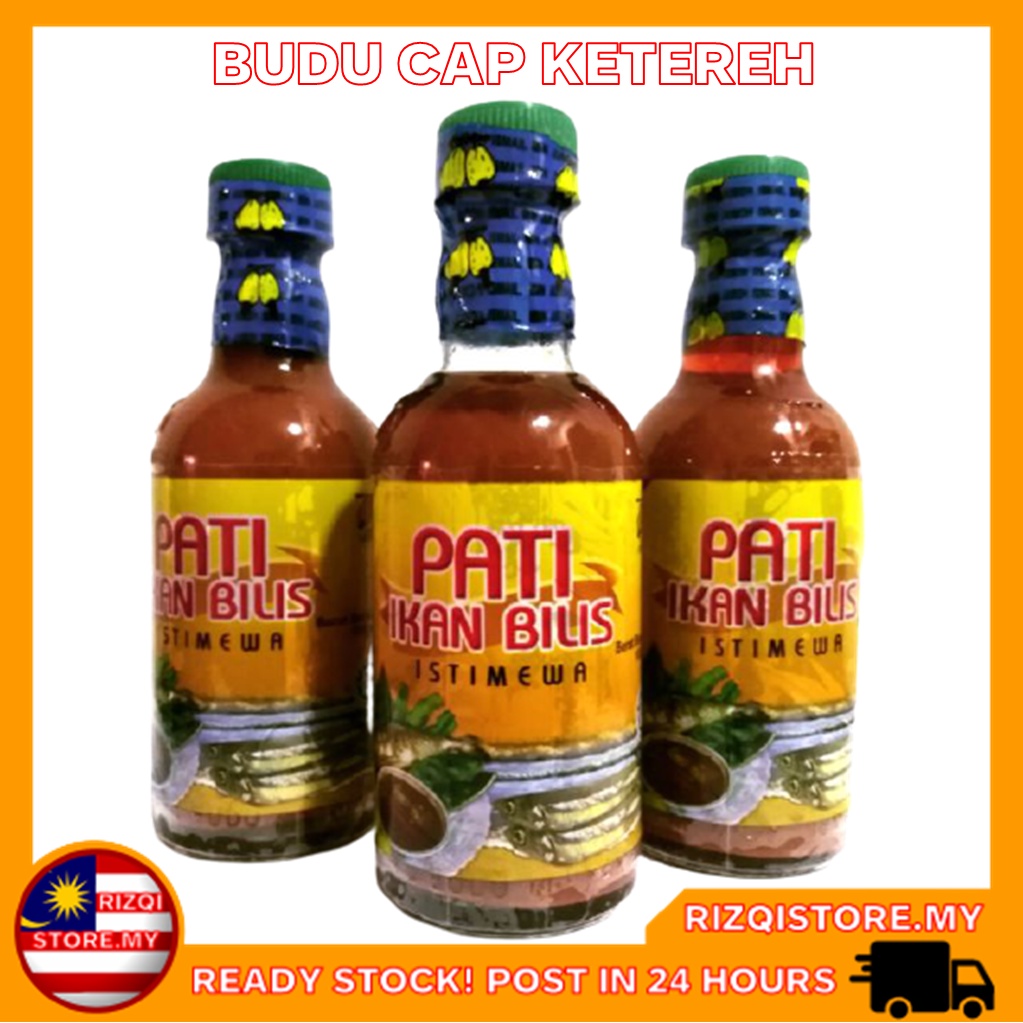 Budu Cap Ketereh Atau Pati Ikan Bilis Asli Original Kelantan 100ML