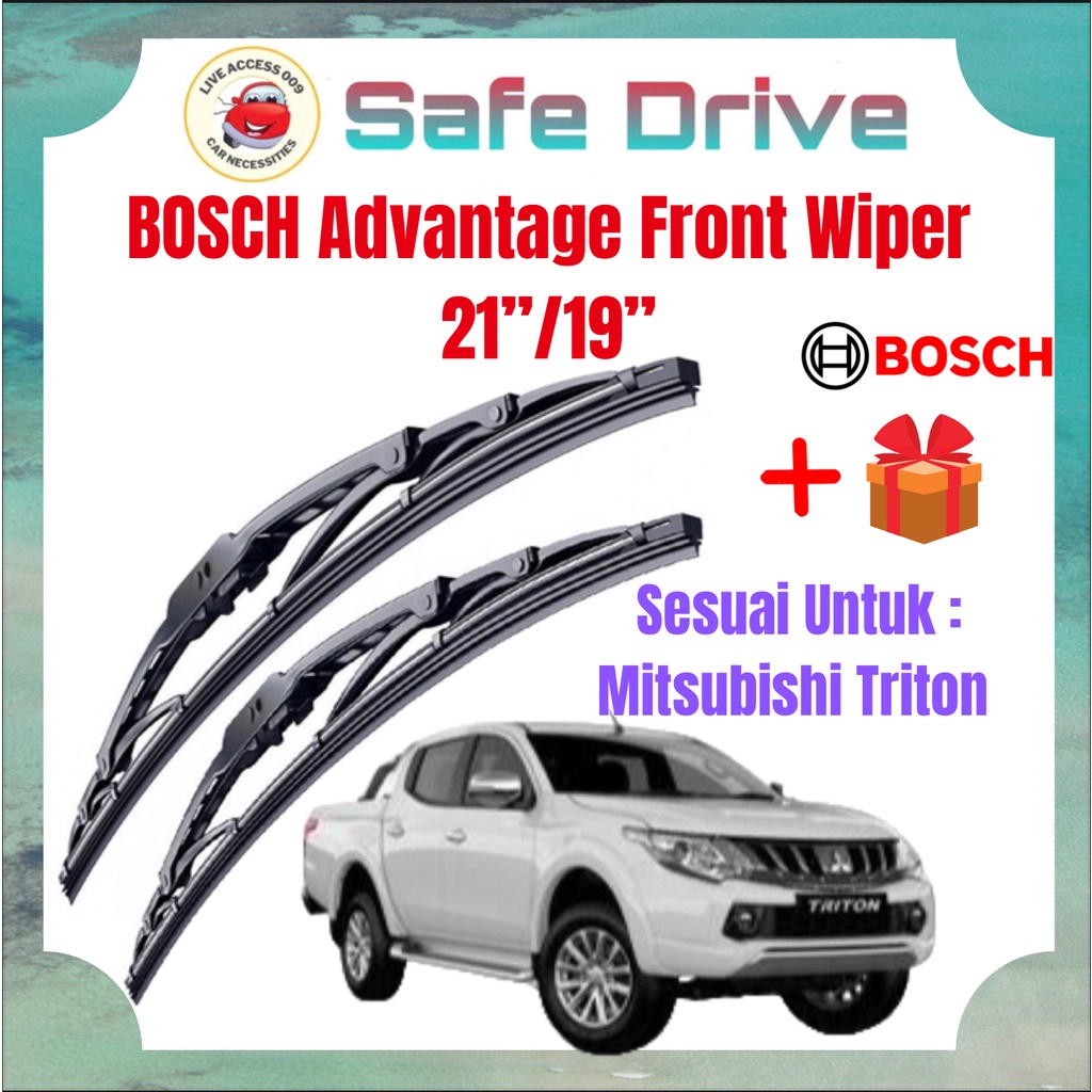 La Pasang Mitsubishi Triton Wiper Front Bosch Advantages