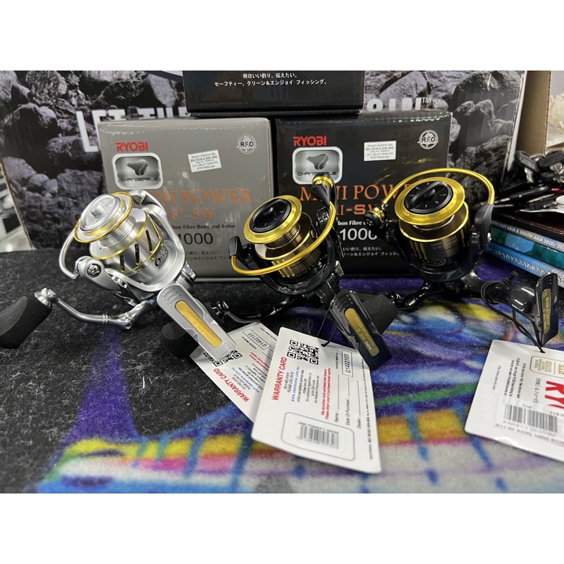 Ryobi Mini Power Ii Sw Spinning Reel Shopee Malaysia