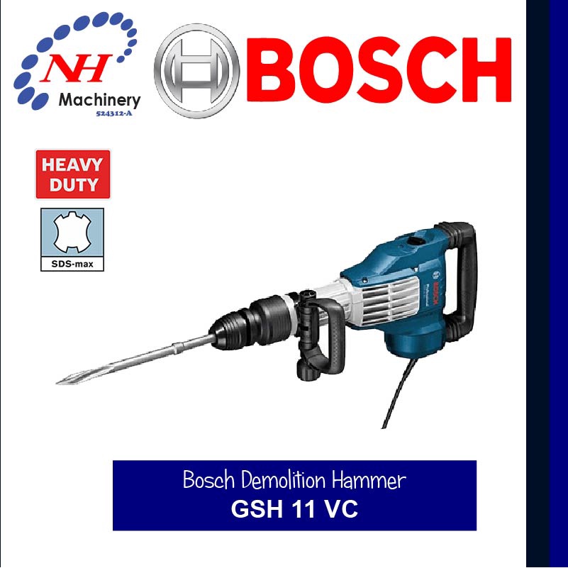 Bosch GSH 11 VC Demolition Hammer Shopee Malaysia