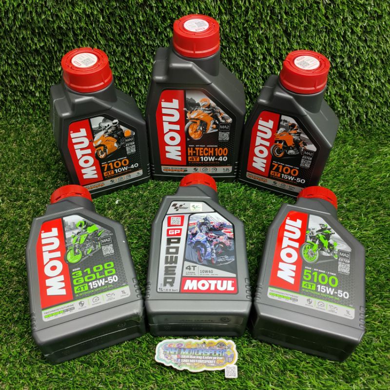 Original Motul Engine Oil Minyak Hitam T H Tech Gp