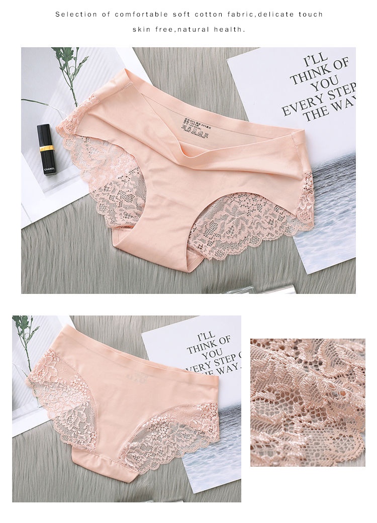 Sexy Lace Underwear For Women Frozen Silk Spender Wanita Ice Silk