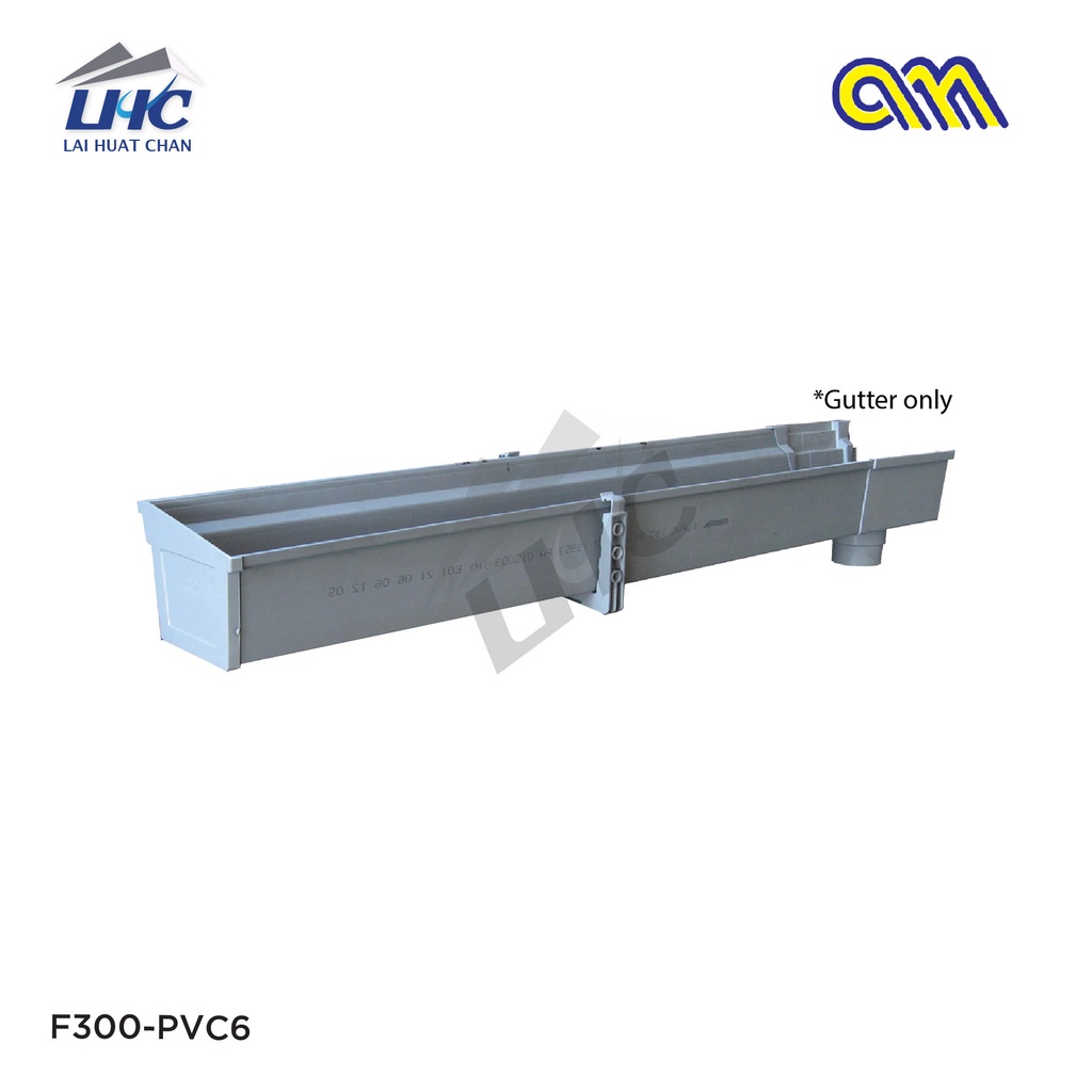 F Pvc Arensi Marley M Pvc Square Rainwater Gutter Cut To Size