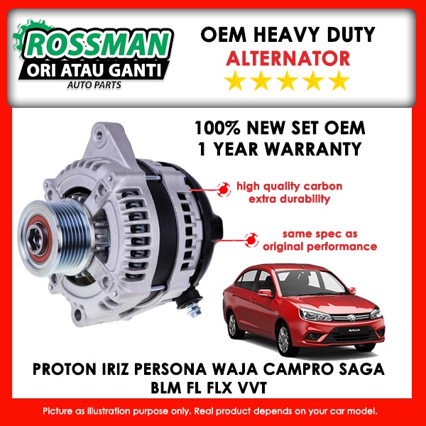 Proton Iriz Persona Waja Campro Saga Blm Fl Flx Vvtnew Heavy Duty