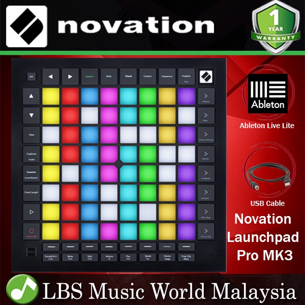 Novation Launchpad Pro MK3 Grid USB Midi Controller For Ableton Live