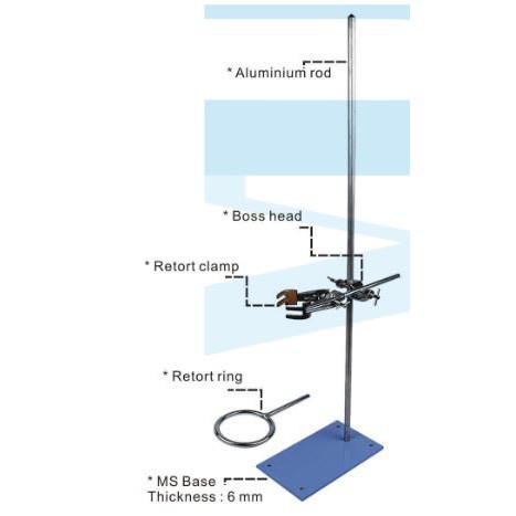 Retort Stand Rod Base Boss Head Clamp Shopee Malaysia