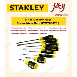 Stanley Original Pcs Cushion Grip Screwdriver Set Stmt