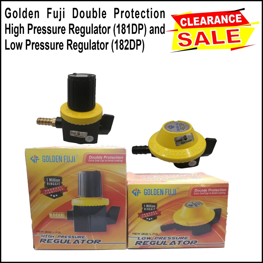 Golden Fuji Double Protection High Pressure Regulator Dp And Lower