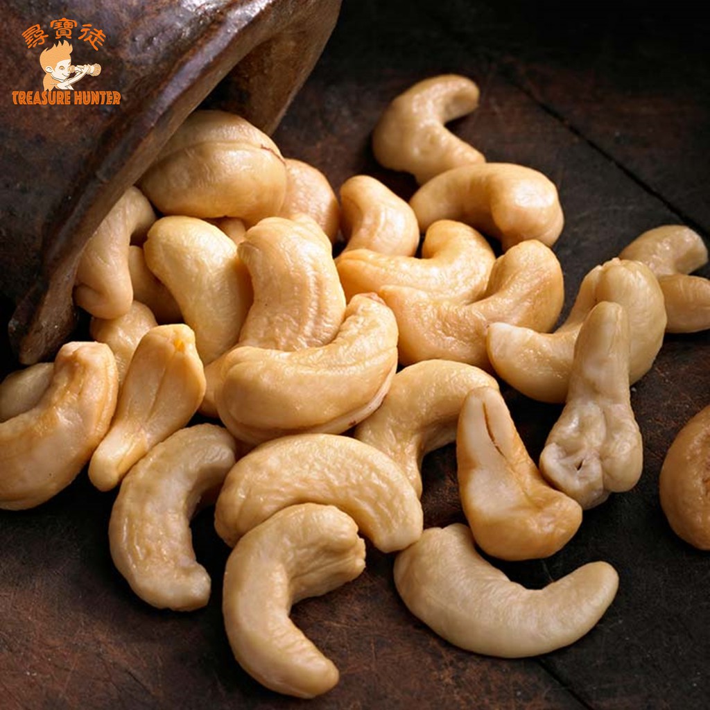 Roasted Cashew Nuts Unsalted Premium Grade Kacang Gajus Gram