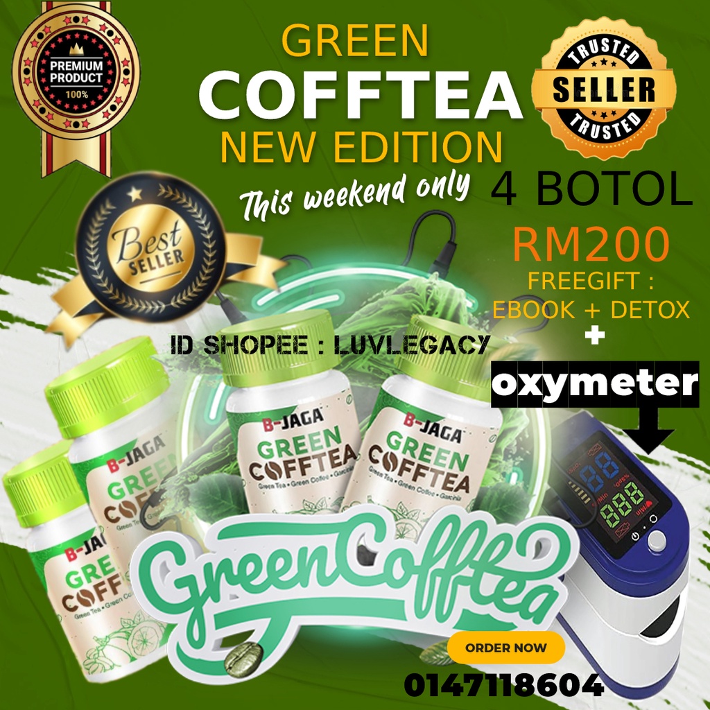 Ready Stock B Jaga Green Cofftea Original Hq Lucky Draw Kempiskan