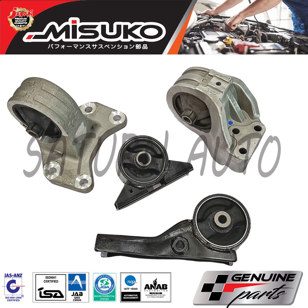 Proton Preve Exora Turbo Manual Engine Mounting Kit Set Brand Misuko