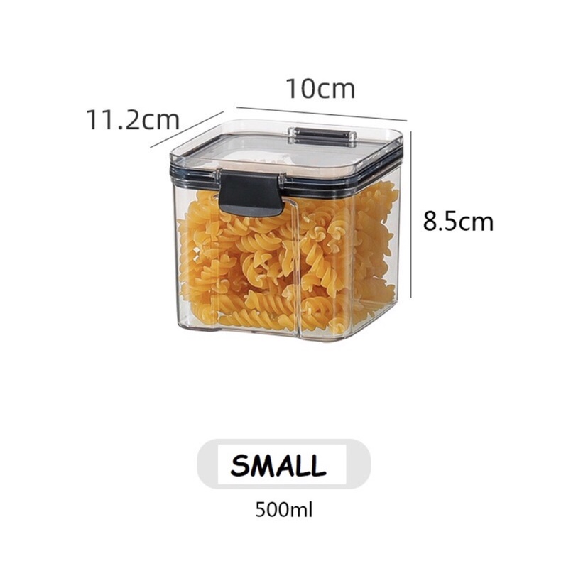 Food Storage Box Balang Plastic Bekas Gula Bekas Rempah Balang Biskut