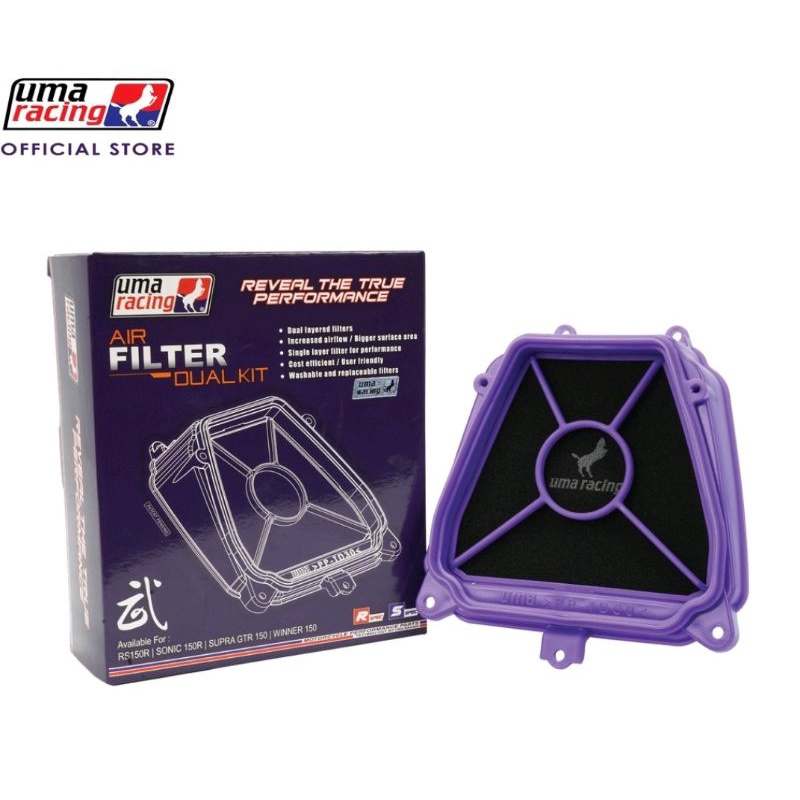 Uma Racing High Flow Preformance Air Filter Yamaha NVX Y15zr Y16zr