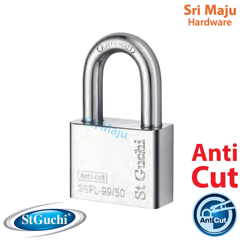 MAJU St Guchi SGPL 99 1 S Anti Cut Security Pad Lock Padlock 50mm