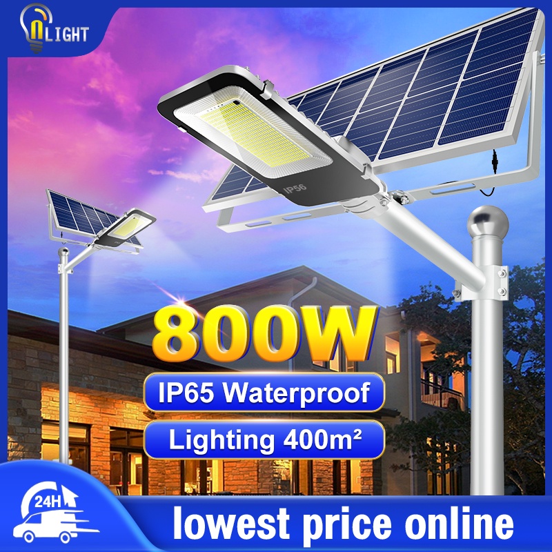 Solar Light Outdoor Lighting 4000W Lampu Solar Jalan Home Street Light