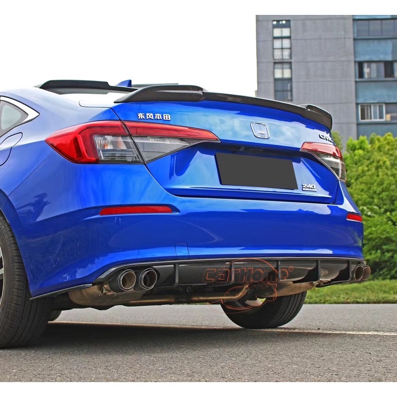 Honda Civic Fe Thai Style Rs Rear Diffuser Difuser Lip Shopee