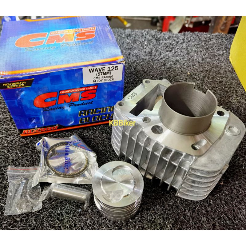 Cms Block Racing Honda Wave 125 57mm Shopee Malaysia