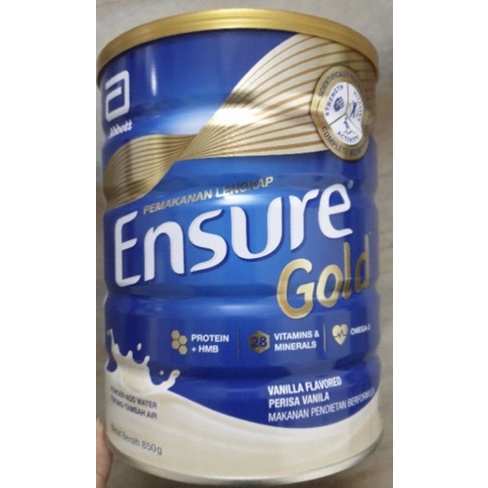 Ensure Gold Vanilla 850g Tin Adult Complete Nutrition Shopee