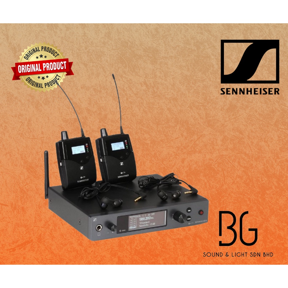 Sennheiser Ew Iem G Twin Wireless In Ear Monitoring System Shopee