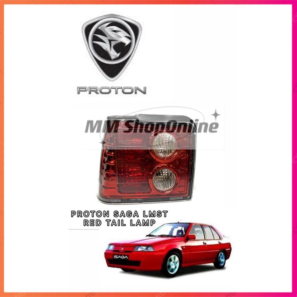 PROTON SAGA ISWARA AEROBACK LMST 2006 YEAR CLEAR RED LENS TAIL LIGHT