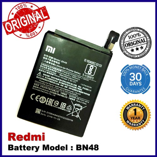 Original Battery Xiaomi Redmi Note 6 Pro Battery BN48 Shopee Malaysia