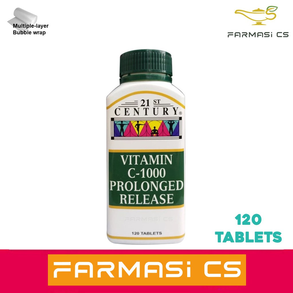 21st Century Vitamin C 1000 Prolonged Release 120 Tablets EXP 11 2025