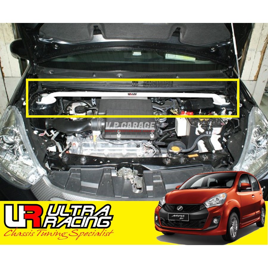 Perodua Myvi Lagi Best Icon Ultra Racing Front Strut Bar