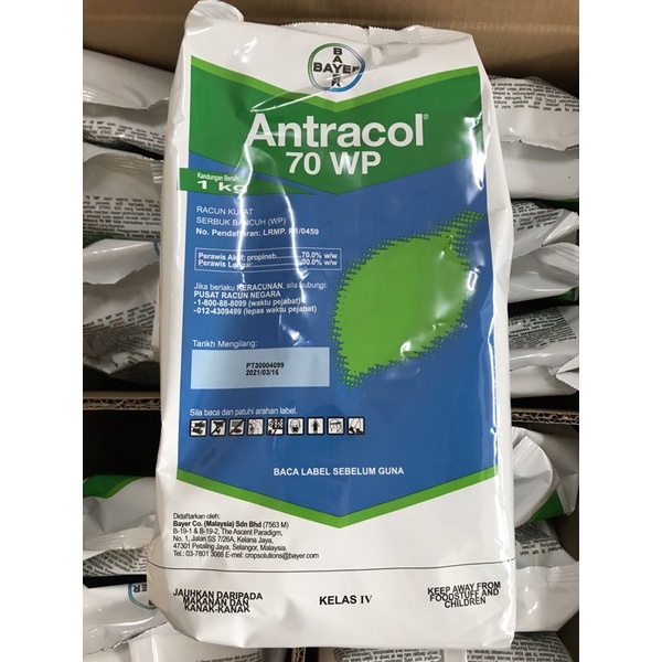 Antracol Wp Fungicide Racun Kulat Propineb Kg Shopee