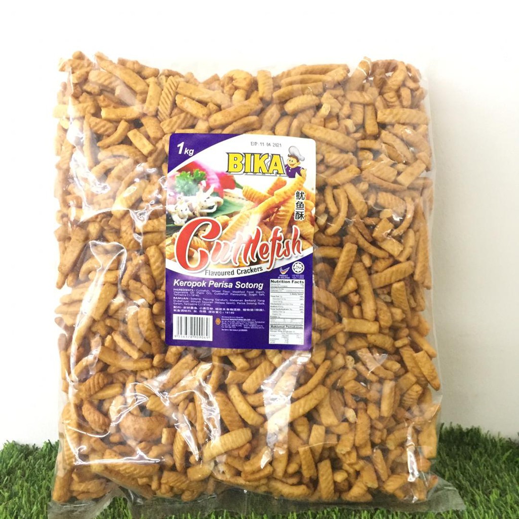 1KG BIKA CUTTLEFISH CRACKER KEROPOK SOTONG Shopee Malaysia