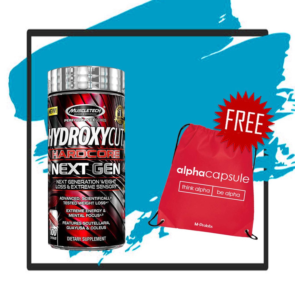 Muscletech Hydroxycut Hardcore Next Gen Capsules Free String Beg