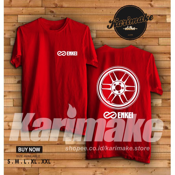 Kapake Concept Shirt Shirt Velg Enkei RPF1 Automotive Shirt Karimake