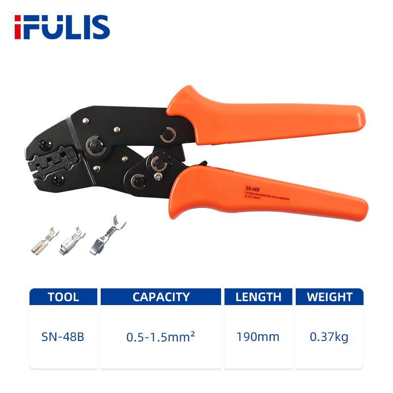 Sn B Crimping Pliers For Tube Insulation Terminals Electrical Clamp