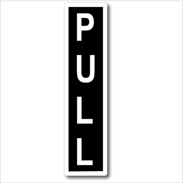 Push Pull Tolak Tarik Slide To Open Left Or Rihgt Acrylic Door Sign