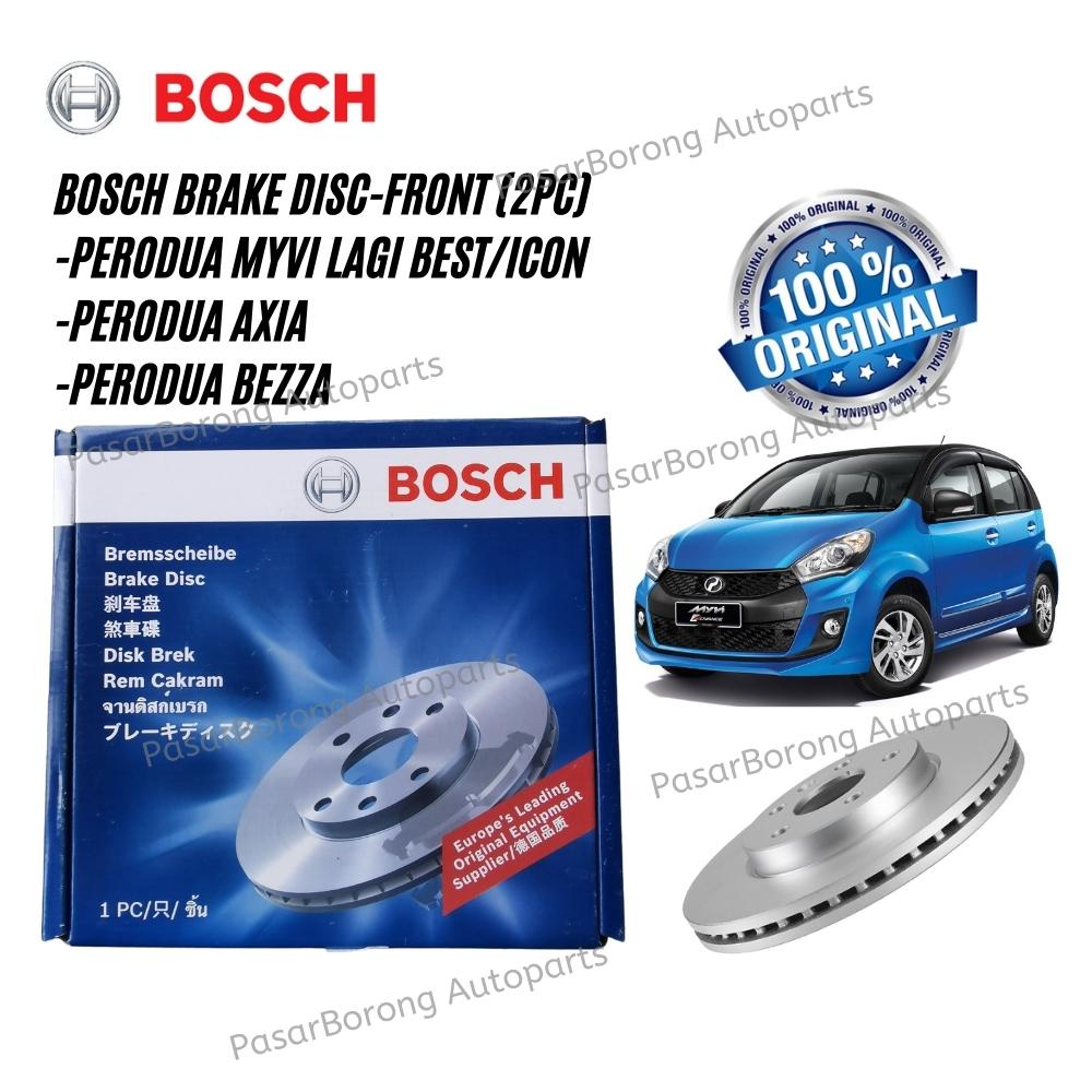 Pc Bosch Disc Brake Rotor Front Ab Set For Perodua Myvi Lagi