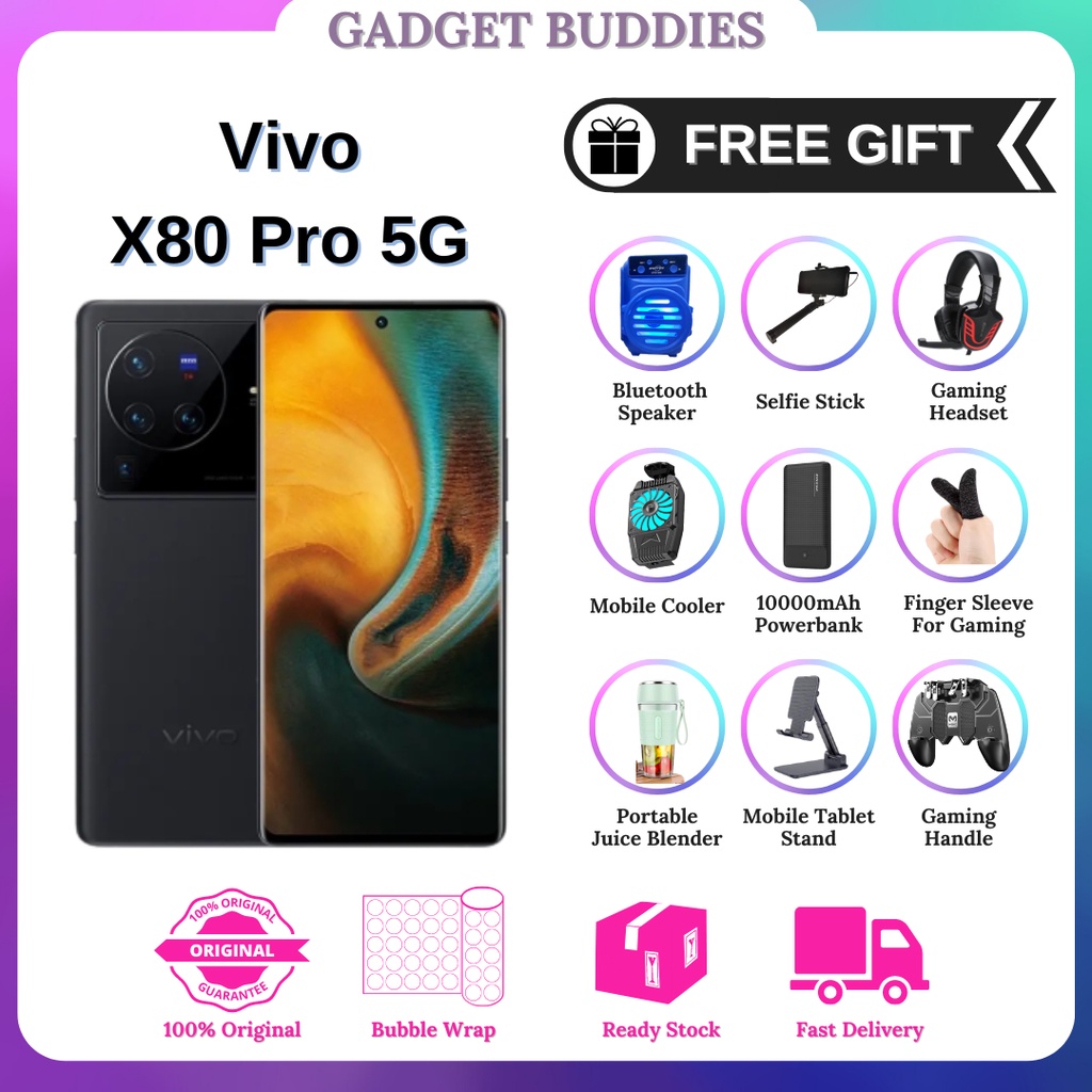 Vivo X80 Pro 12GB Ram 125GB Rom ZEISS Optics Snapdragon 8 Gen 1