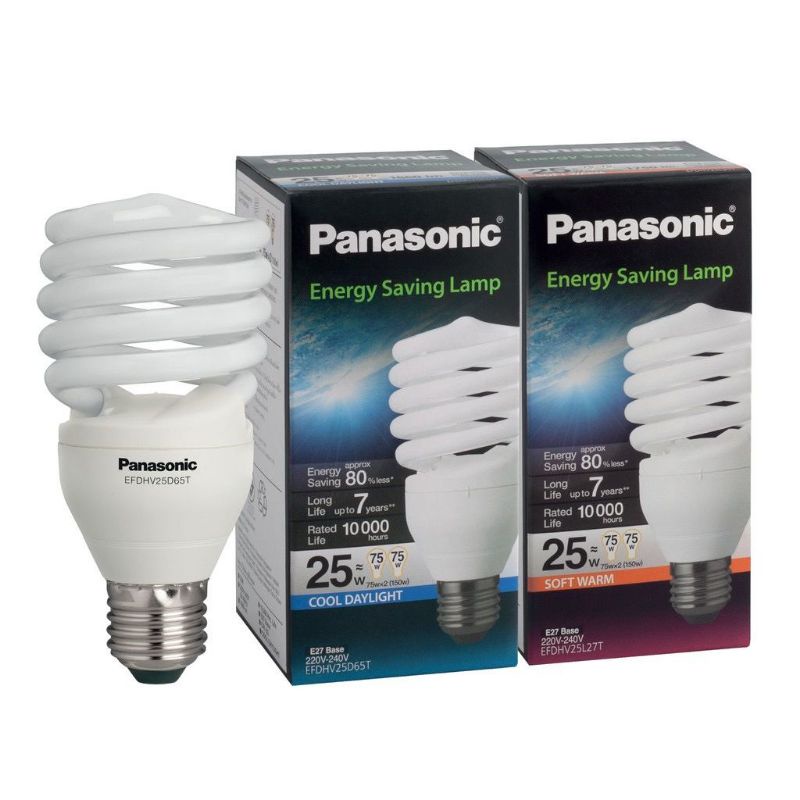 Panasonic Energy Saving Lamp Spiral W Cool Daylight Soft Warn