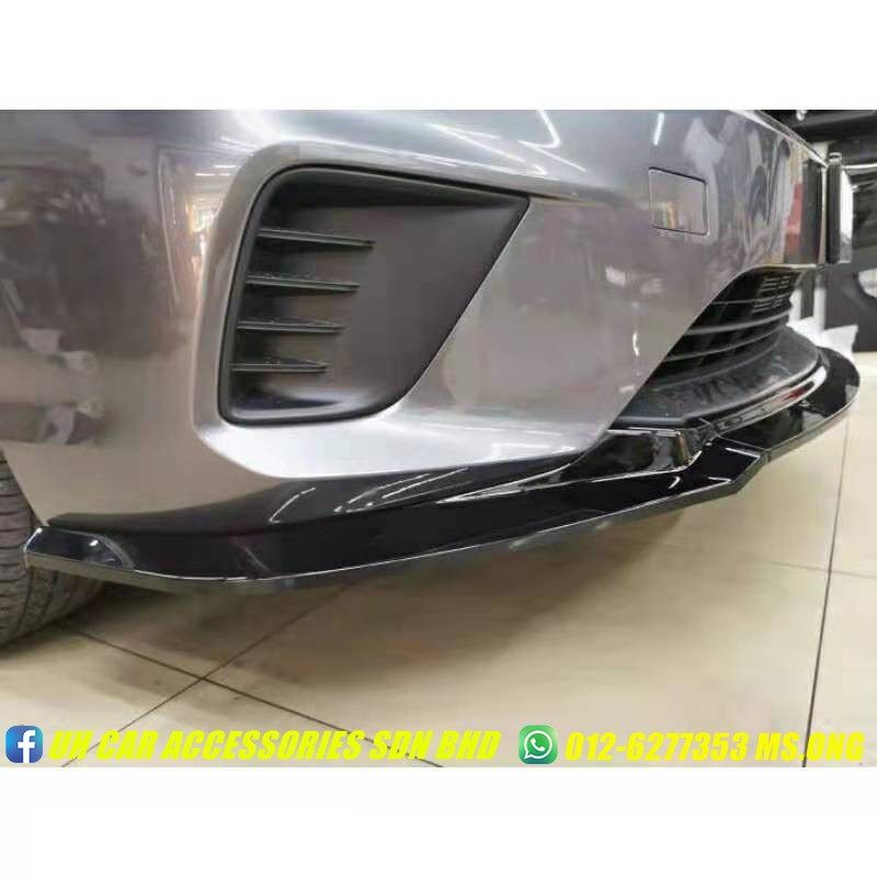 Honda City GN 2020 Front Diffuser Lip Lips Bodykit Glossy Black READY