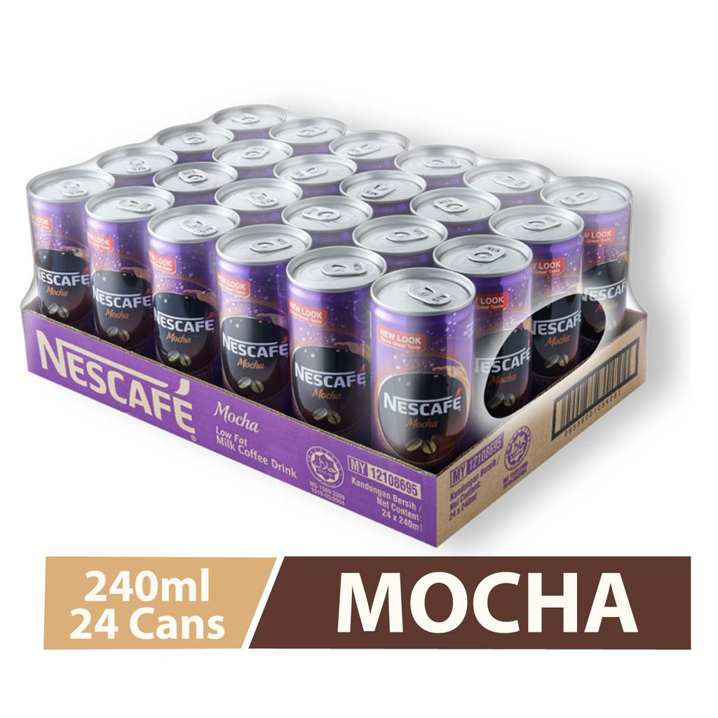 NESCAFE Original Mocha Latte Tarik 240ml X 24 Cans Shopee Malaysia