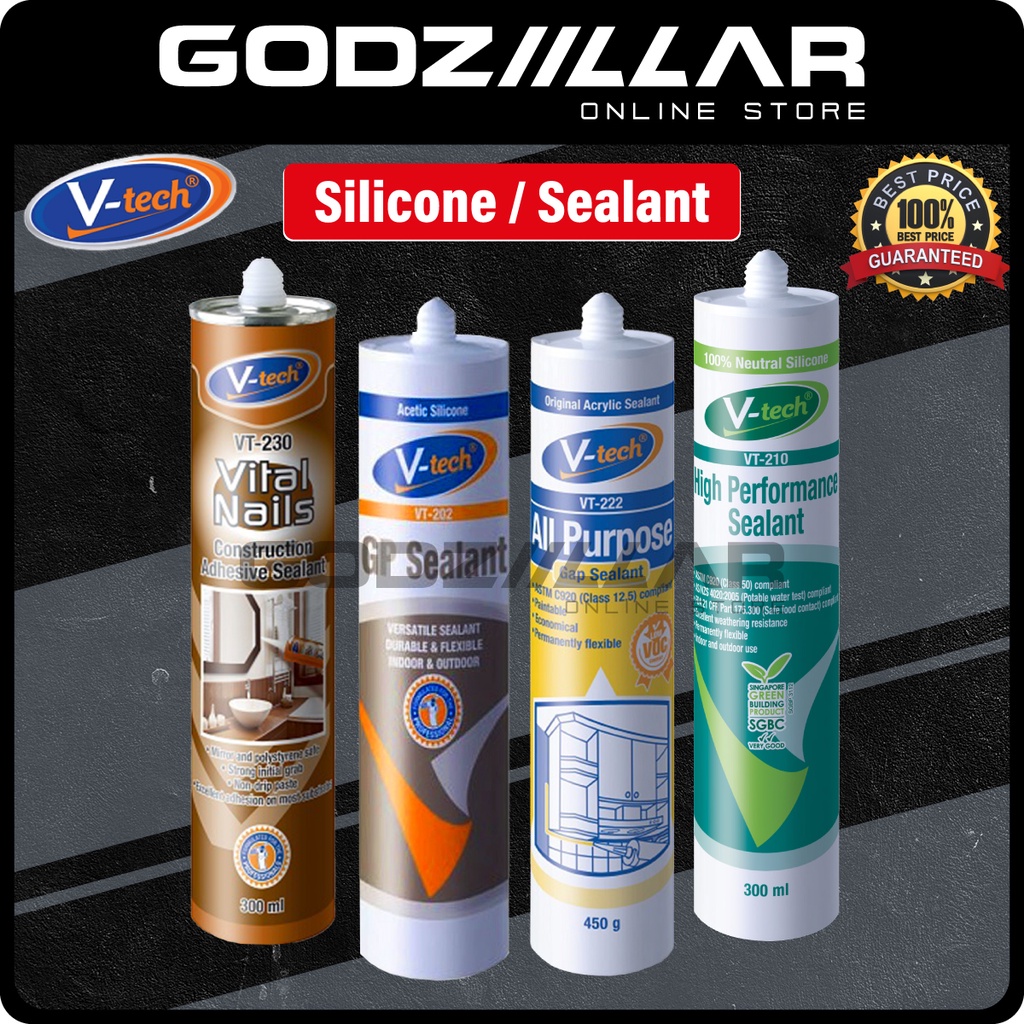 V Tech Silicone Sealant Adhesive Sealant VT 226 VT 202 VT 230