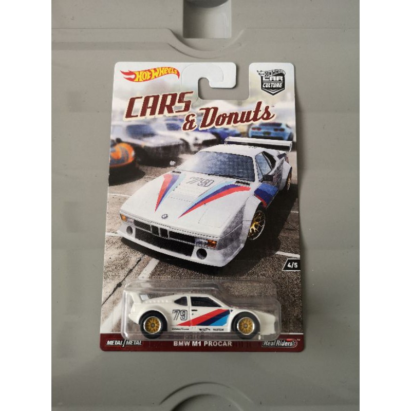 Hot Wheels Cars Donuts Series Bmw M1 Procar Shopee Malaysia