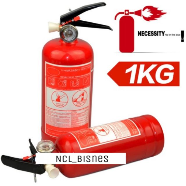 Must Have 1 KG DRY POWDER FIRE EXTINGUISHER STORED PRESSURE TYPE