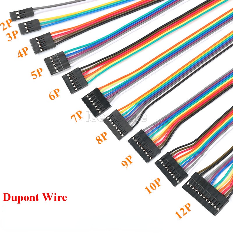 10Pcs 2 54MM 2 54 Wire Dupont Line 2Pin 3Pin 4Pin 5Pin 6Pin Dupont Wire