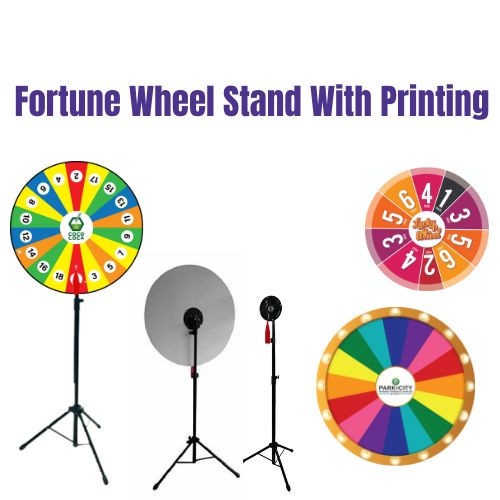 Fortune Wheel Stand Spin Wheel Lucky Draw Spin Wheel With Printing