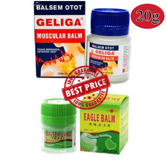 EAGLE BALM BALSEM LANG 20g GELIGA MUSCULAR BALM 20g Shopee Malaysia