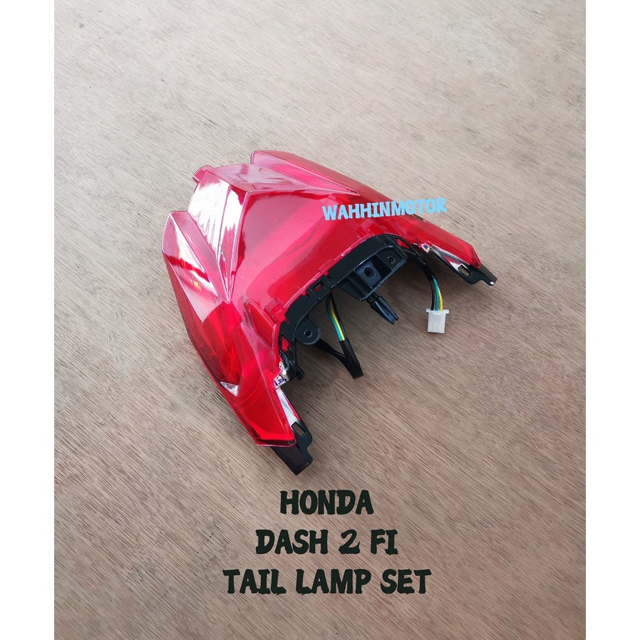 HONDA DASH110 NEW V2 WAVE DASH2 FI TAIL LAMP LAMPU BELAKANG Shopee