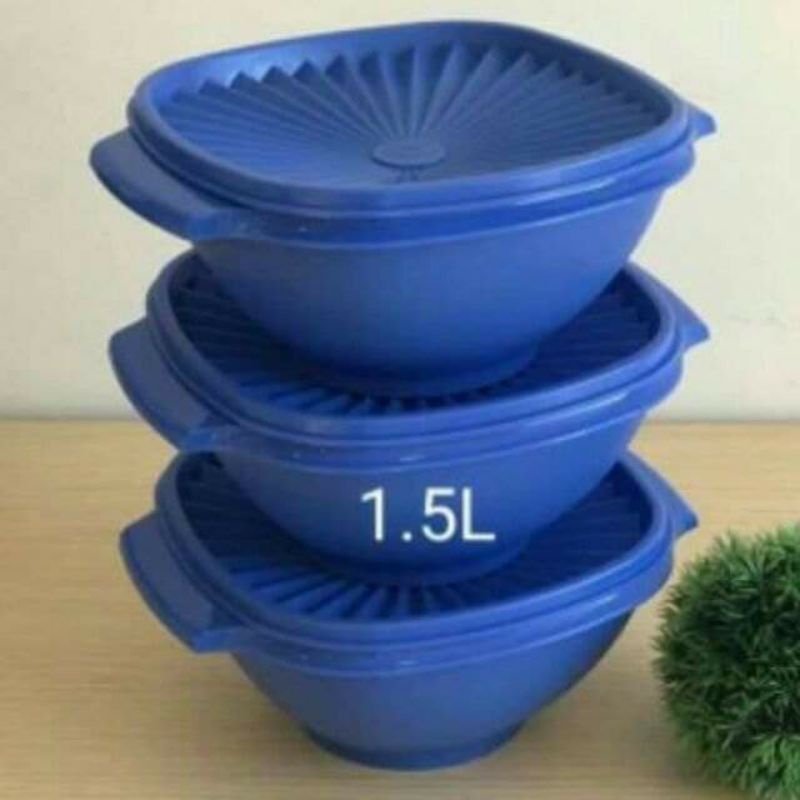 Tupperware Servelier Bowl 1 5L 3 Pcs Shopee Malaysia