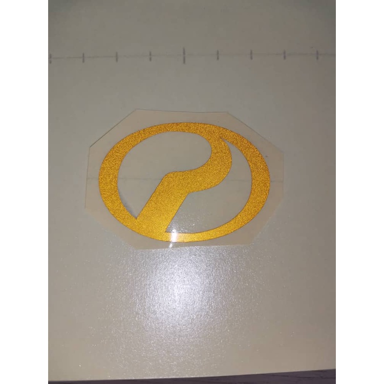 Perodua Rim Sticker Logo Word Only Myvi Axia Bezza Alza Aruz Viva