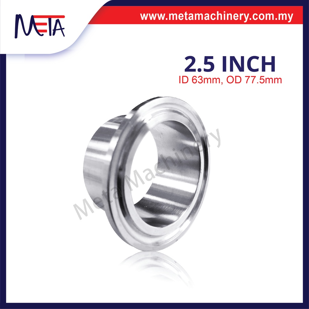 Ss Sanitary Pipe Weld Ferrule Tri Clamp Type Stainless Steel Od